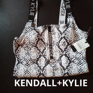 COPY - Kendall & Kylie snake print one apiece swimsuit -Size L BNWT